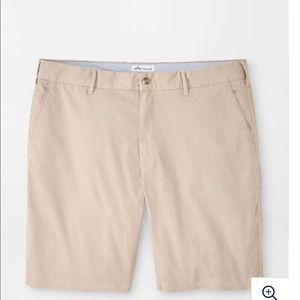 PETER MILLAR PIMA COTTON KHAKI SHORTS
